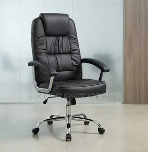 Faux Leather Swivel Ergonomic Chair