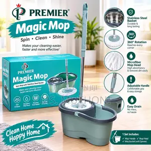 PREMIER MAGIC MOP Spin • Clean • Shine