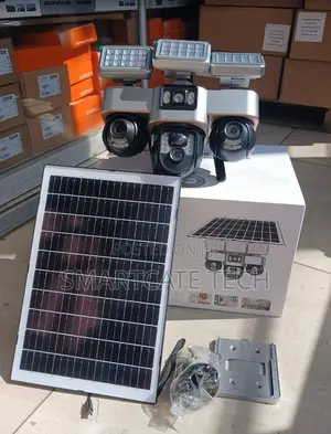 VTS 30 4G Smart Solar PTZ Security Camera With 3 Lenses