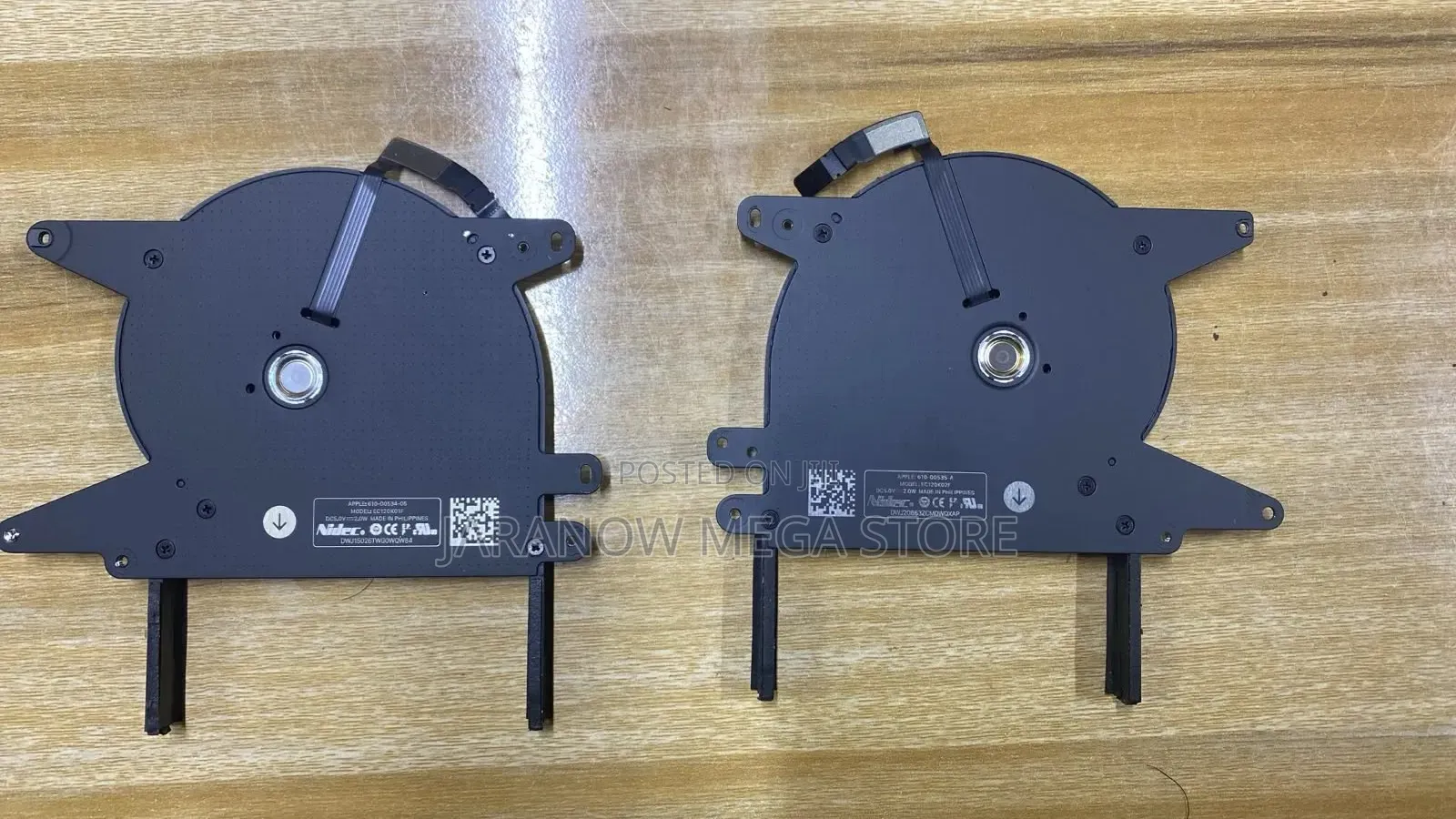 Original Apple MacBook Pro 14" A2442 Cooling Fans (Left & Right Pair)