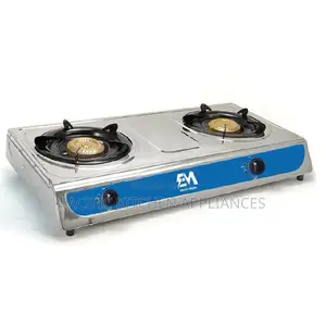 ElectroMate 2 Burner Stainless Steel Gas Cooker