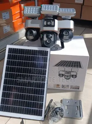 VTS 30 4G Solar Powered 3-Lens PTZ CCTV Camera – Outdoor Security