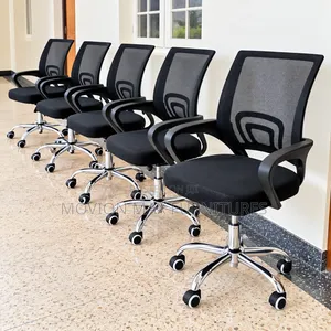 Modern Ergonomic Mesh Office Chair – Black