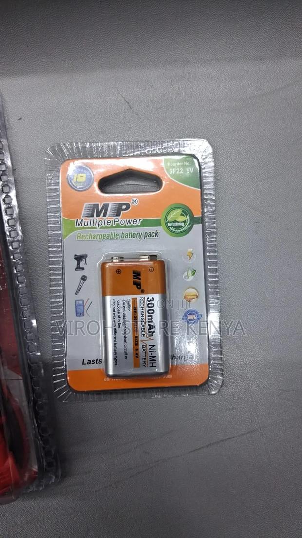 9v Block Battery - Rechargeable - main view