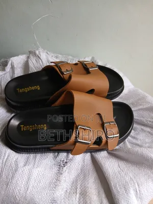 Double Buckle Unisex Sandles