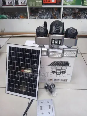 Smart 4G VTS 30 Triple Lens Solar Powered CCTV Camera