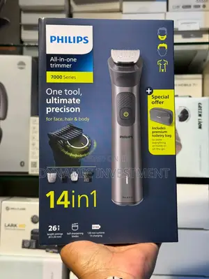Philips Series 7000 Multigroom,14-in-1,Trimmer for Face,Head and Body