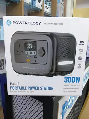 Powerology Pater I 300w Portable Power Station 100w Pd Solar
