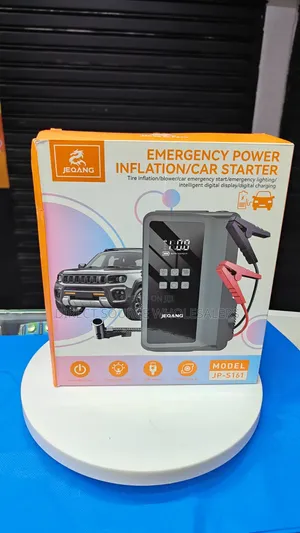 JEQANG Car Battery Jump Starter Digital Tyre Compressor