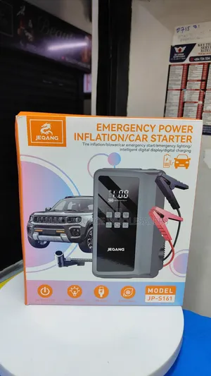 Portable Vehicle Jump Start Power Bank & Air Inflator