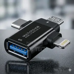 3-in-1 Universal USB 3.0 OTG Adapter | Type-C, Lightning & Micro-USB