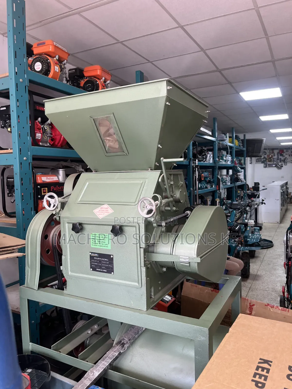 10hp Commercial 6fy-35 Roller Mill Machine