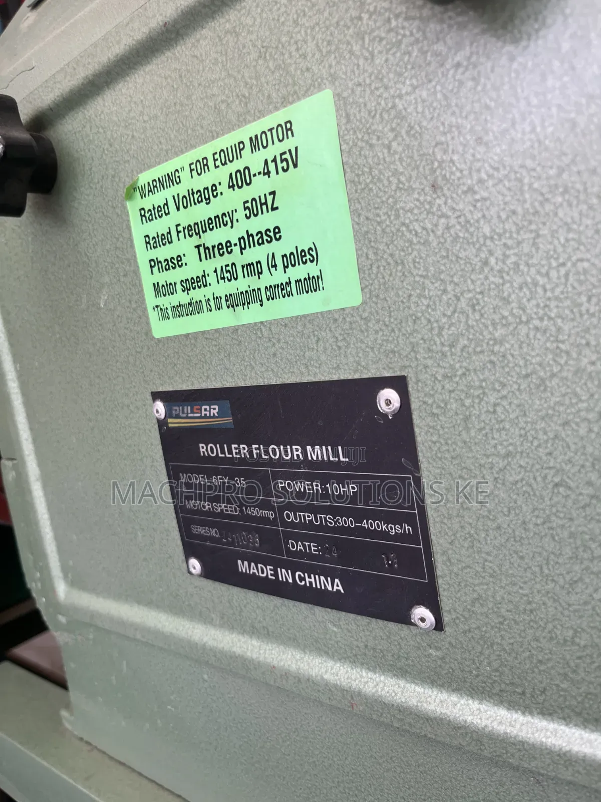 10hp Commercial 6fy-35 Roller Mill Machine