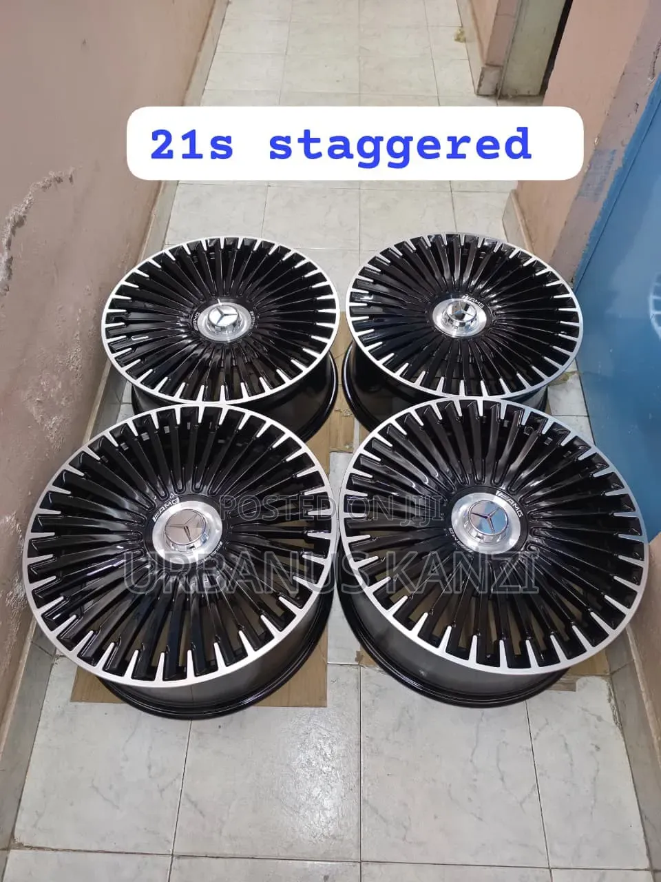 Benz 21 Staggered Rims