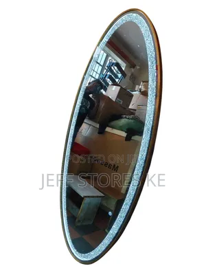 Oval Crystal Salon/Barber Mirrors