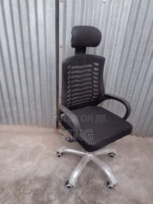 Backbone Office Chair With Support _ Headrest Chair