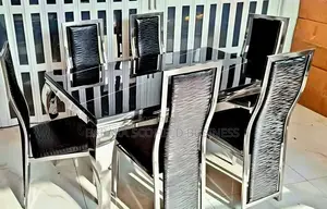 Modern Unique 6-Seater Marbletop Dining Set Wj6