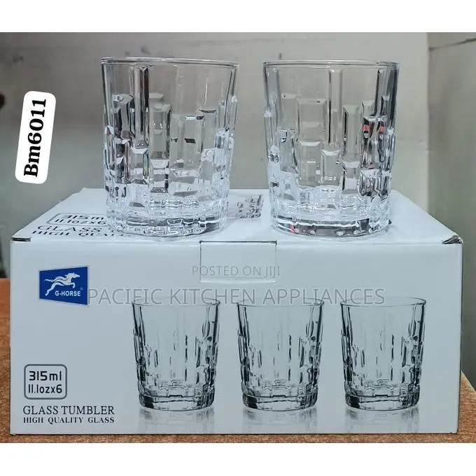 Kitchen Utensil 6pcs High Quality Crystal Whisky Glasses Set