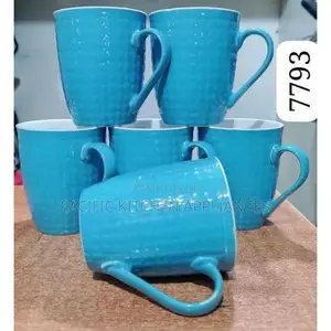 Ceramic Mug - 6 PCS Blue