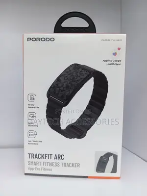 Porodo TrackFit Arc Smart Fitness Tracker With App - Magnetic Strap.