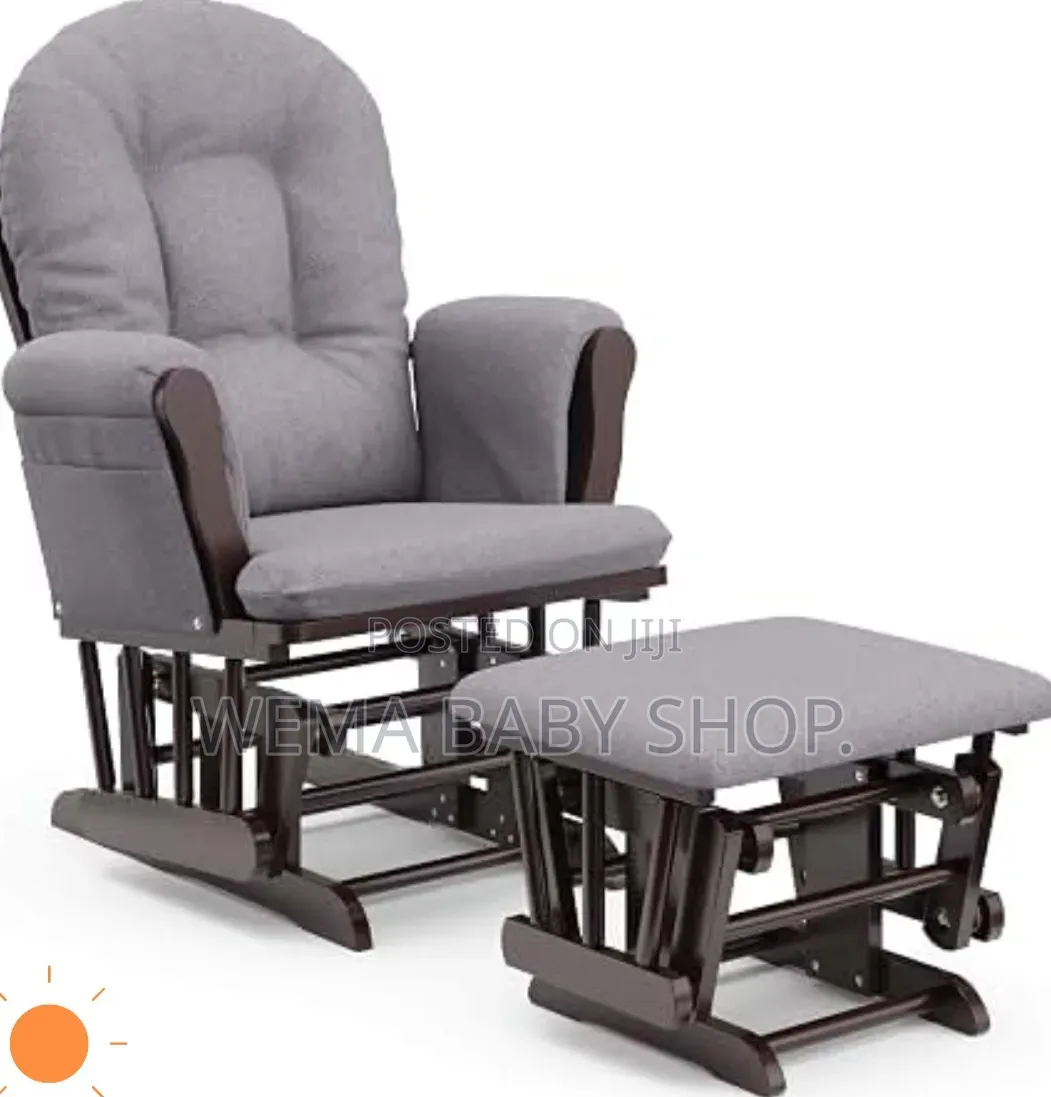 Nursing Glider Chair + Ottoman