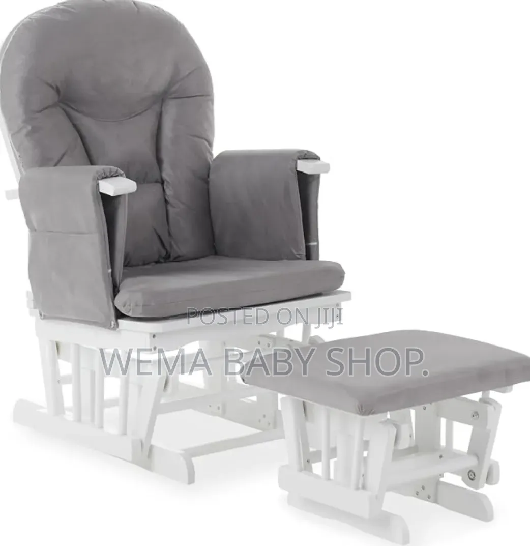 Nursing Glider Chair + Ottoman
