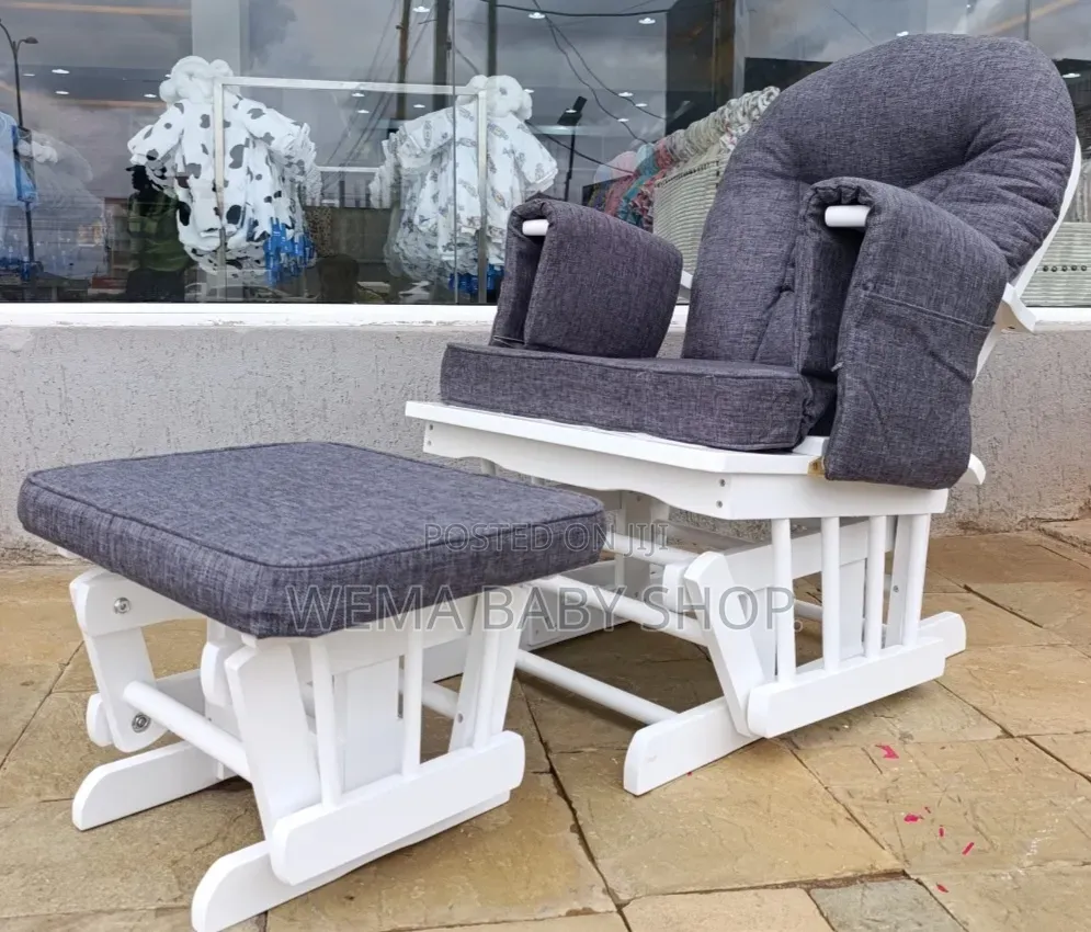 Nursing Glider Chair + Ottoman