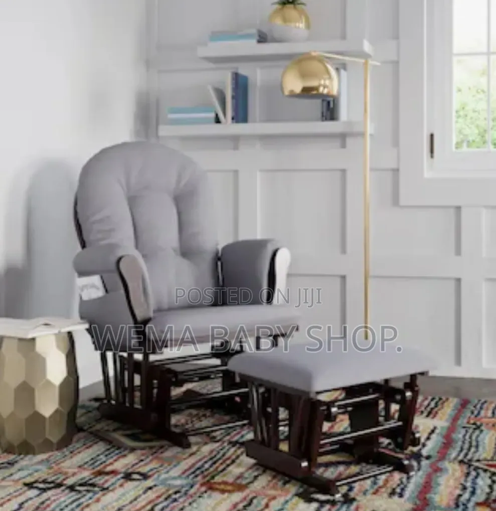 Nursing Glider Chair + Ottoman