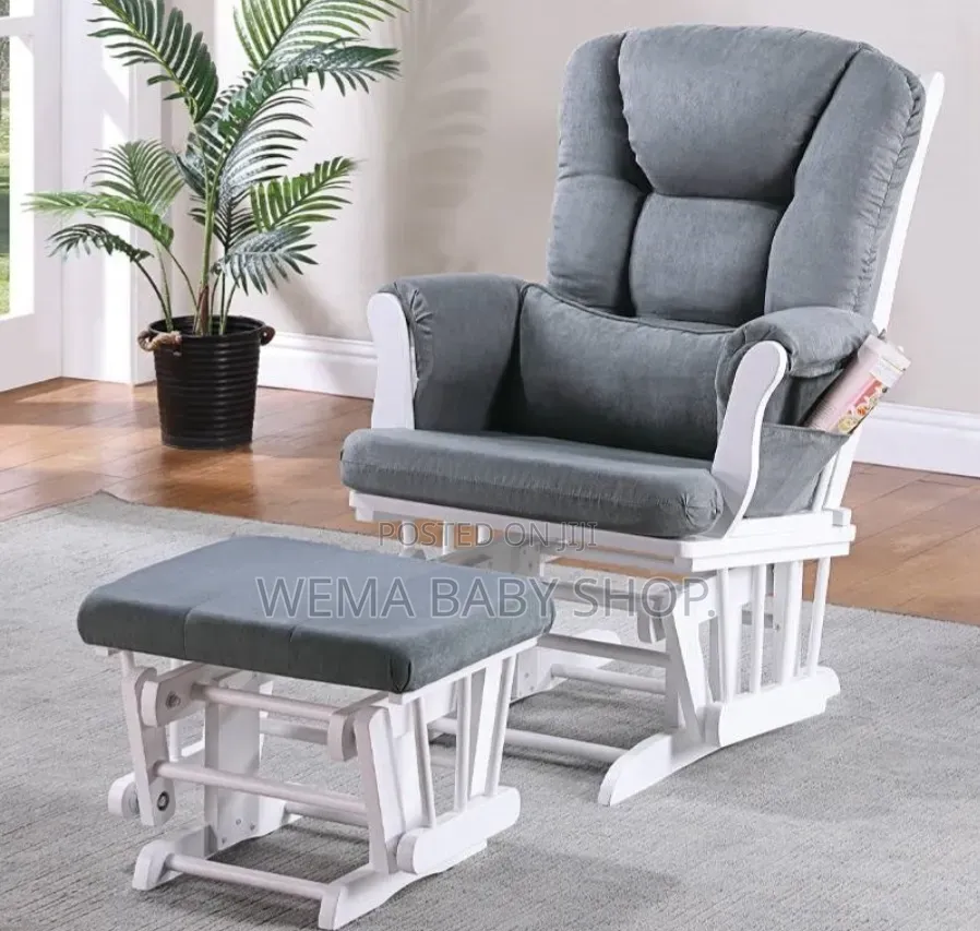 Nursing Glider Chair + Ottoman