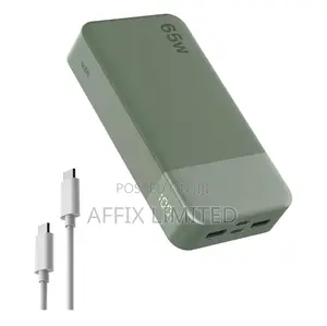 NOBIS 20000mAh 65W Power Bank Fast Charging 2C+2A Battery Bank