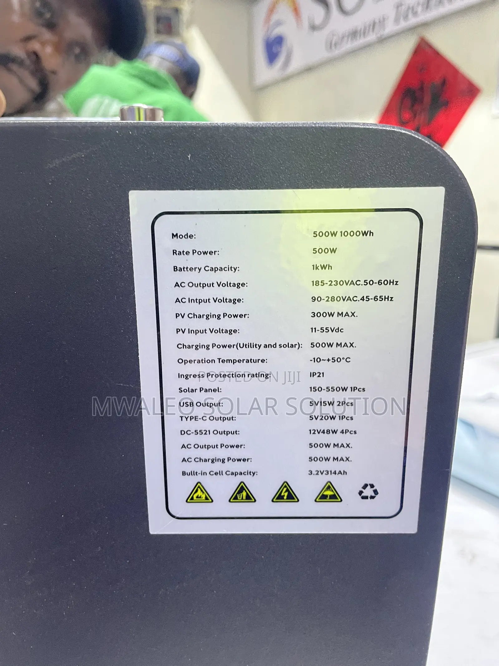 Solarpex 1Kwh Lithium Battery
