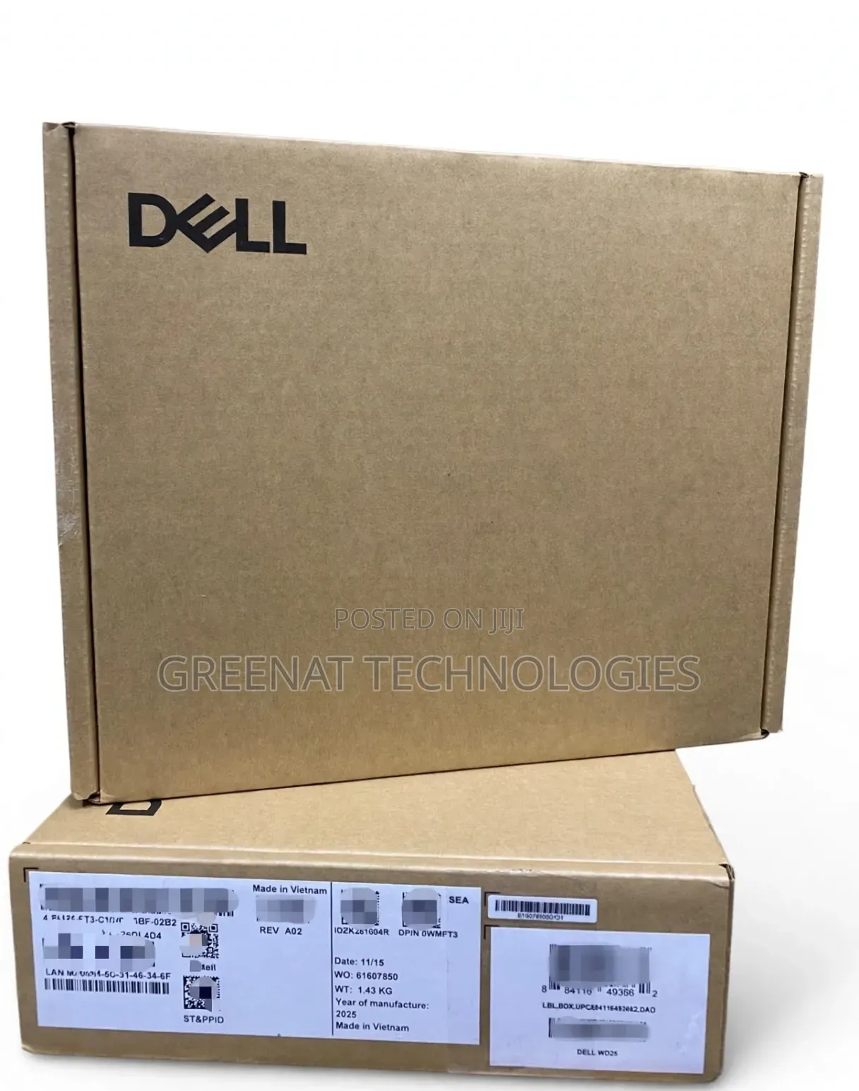 New Dell Docking Station WD25 USB-C Dock 2025 Model 1.43KG