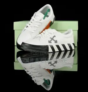The Off-White Low Vulcanized Leather Sneaker