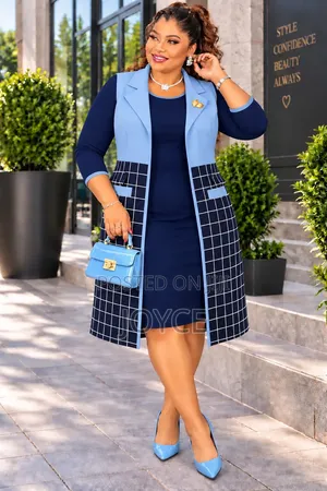 Quality Dress With Half Jacket