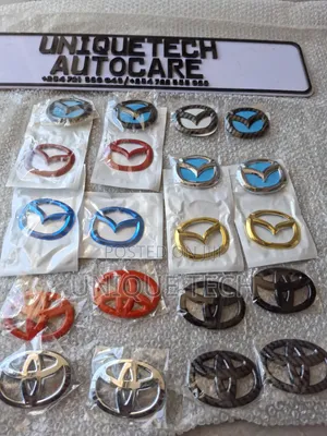 Car Steering Wheel Mazda /Toyota Logo Emblem Decals Stickers