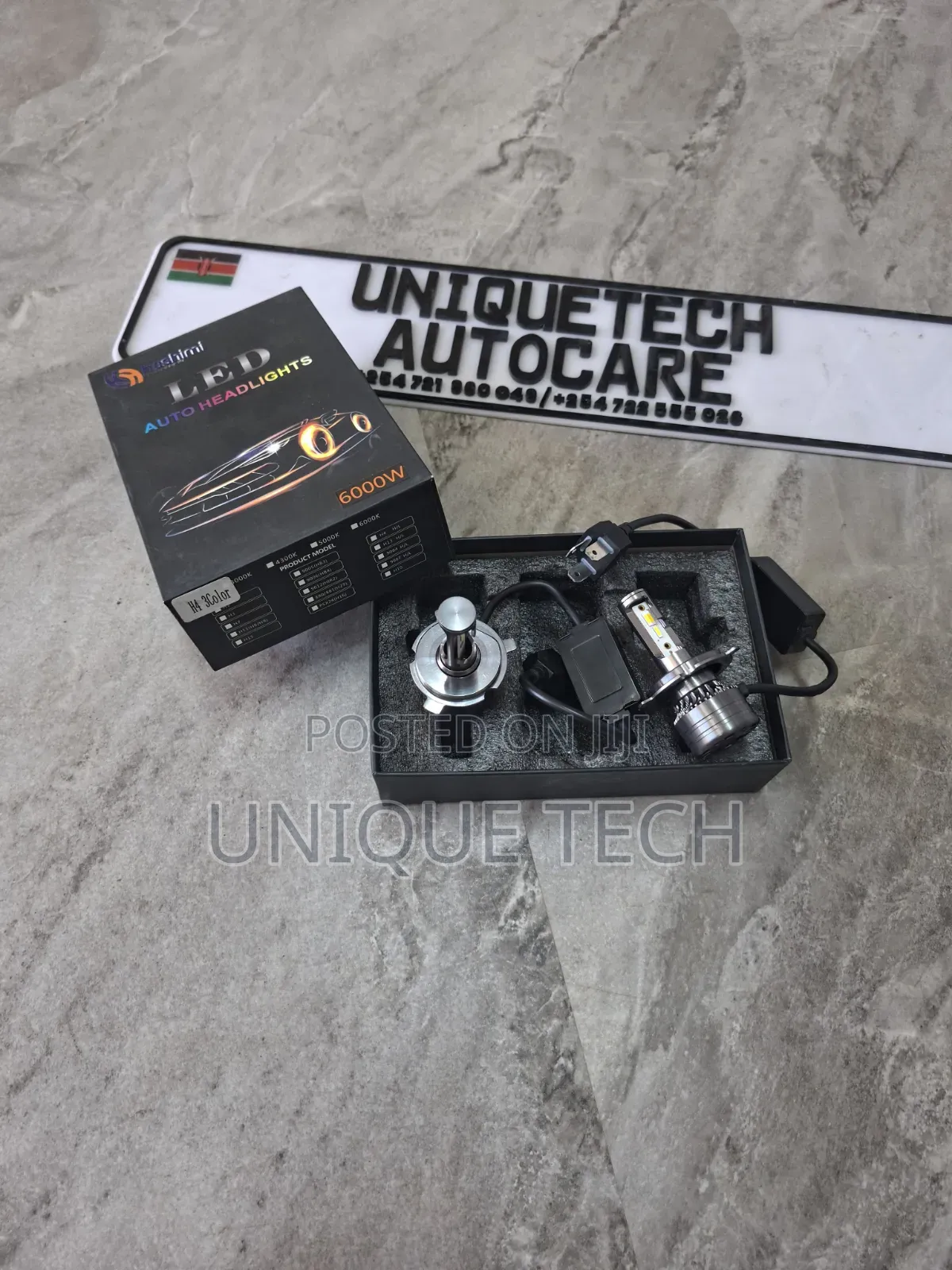 H4 3-Color LED Headlight Bulbs – Multi-Mode Lighting