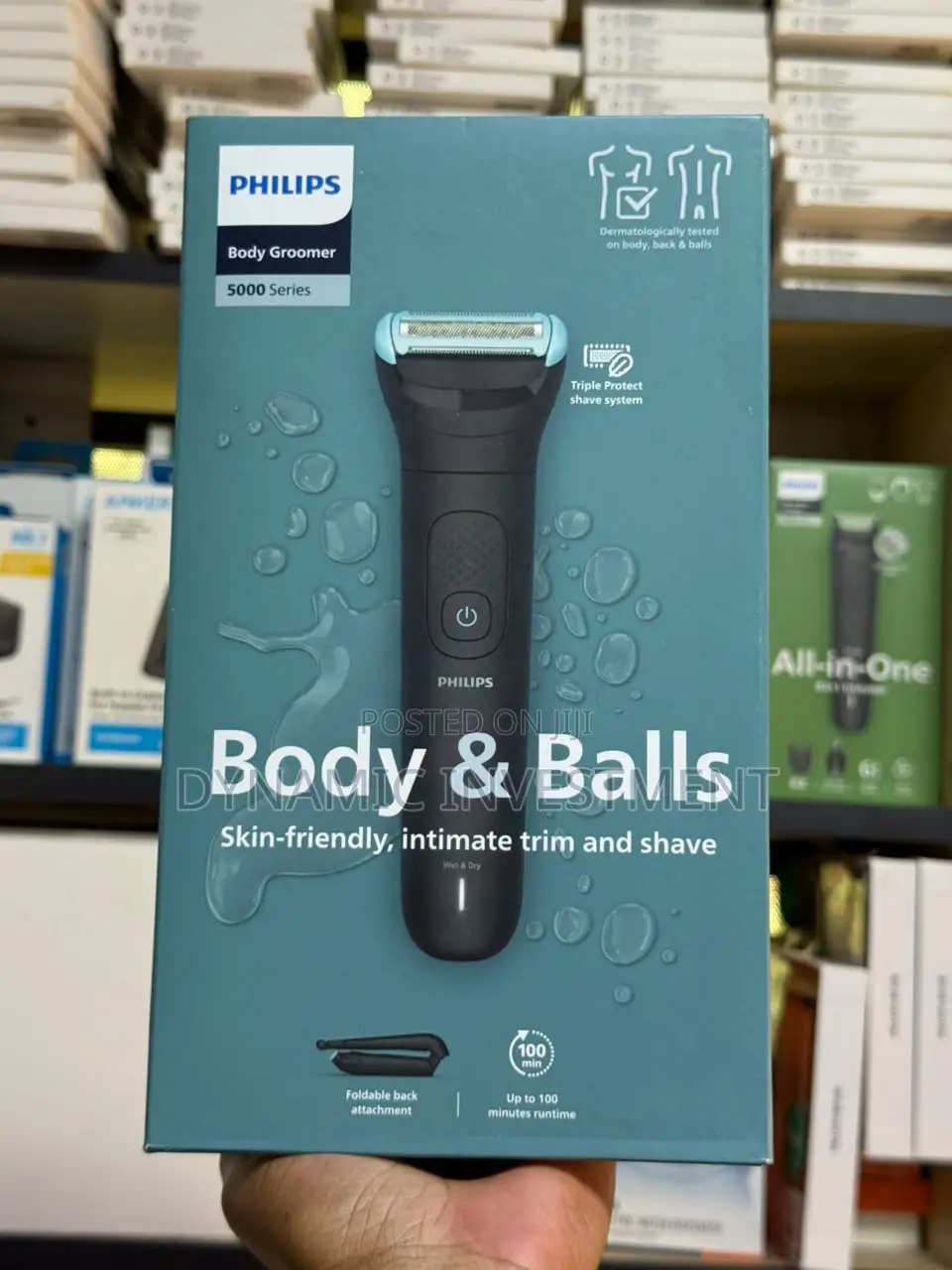 Philips Body and Balls Groomer With Triple Protect Shave System