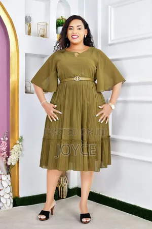 Chiffon Dress With Plits