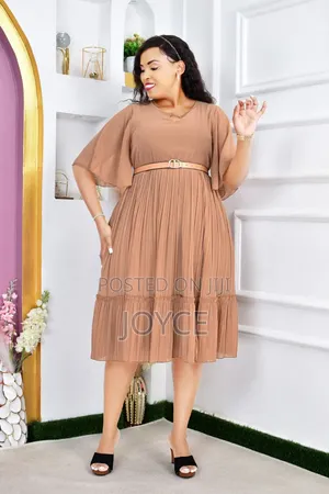 Chiffon Dress With Plits