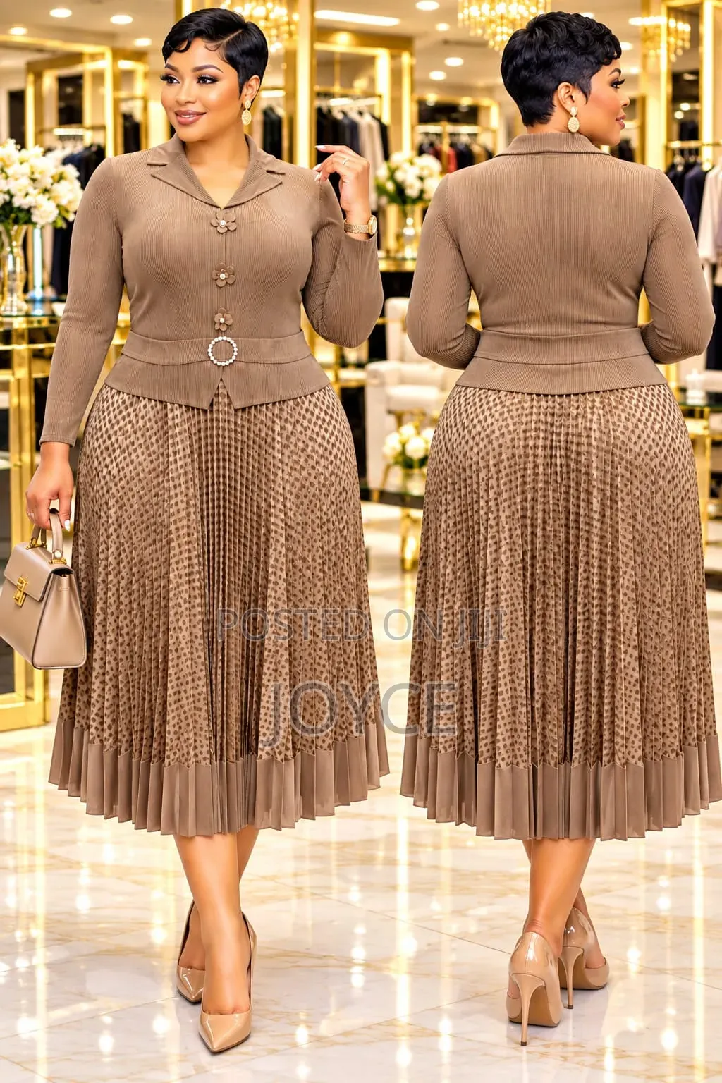 Miyaki Plits Dress