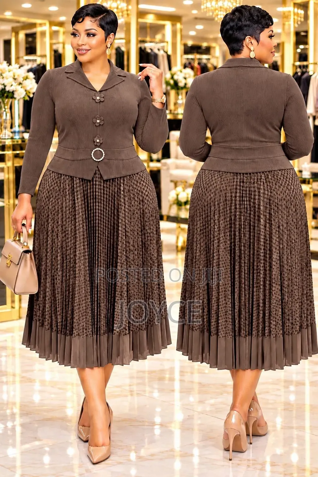 Miyaki Plits Dress