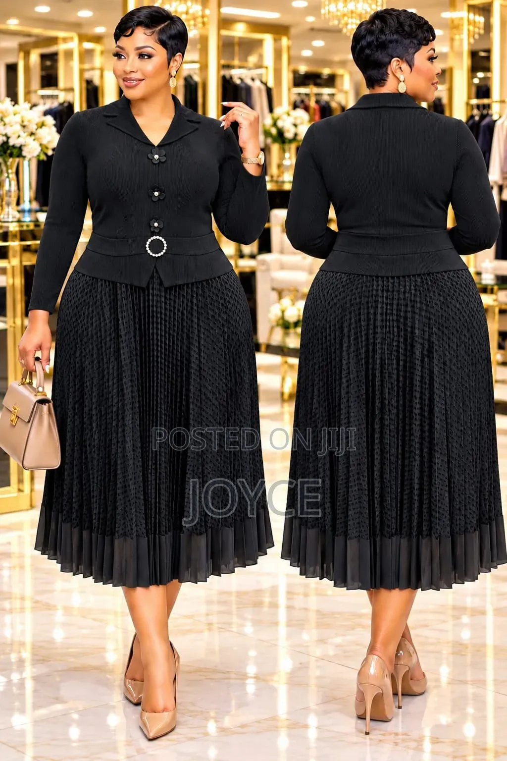 Miyaki Plits Dress