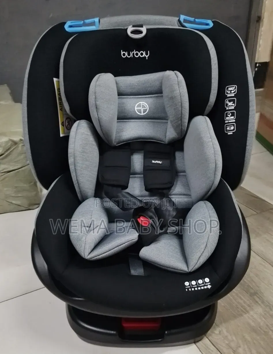 Burbay ISOFIX 360° Rotating Baby Car Seat