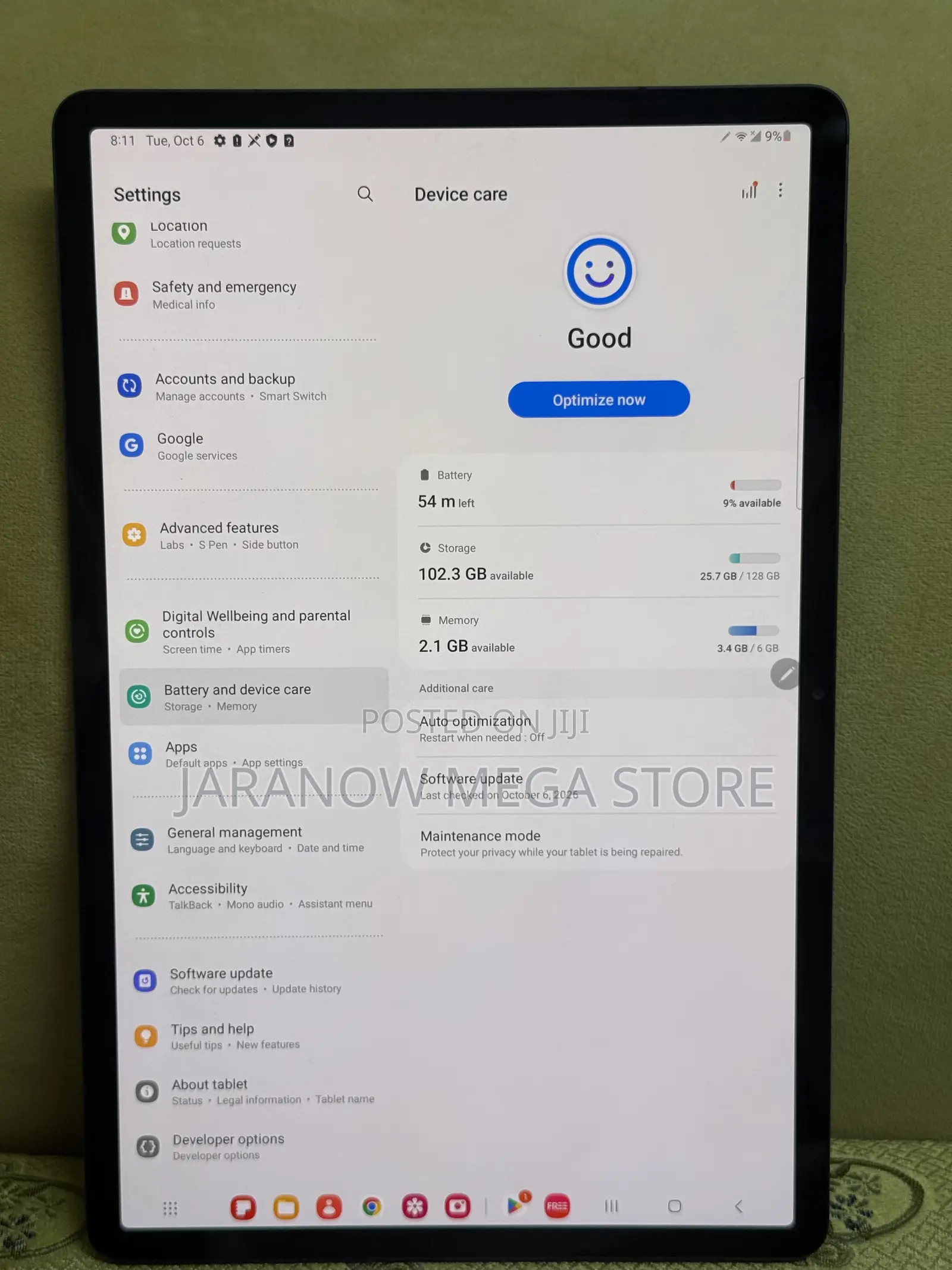 Samsung Galaxy Tab S7+ 128 GB Gray