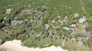 Diani Tiwi Area a Beach Plot 1/2 Acre Near Cottages.