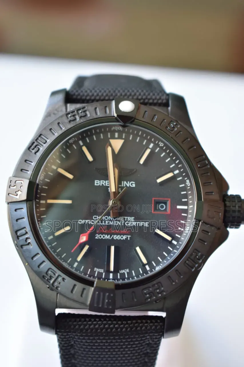 Executive Breitling Watch. Digital & Analogue Combo. We Deliver!