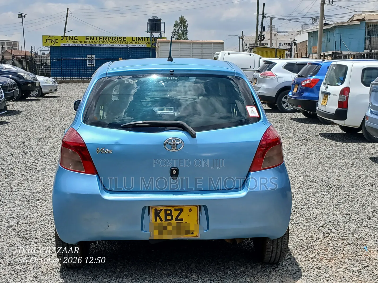 Toyota Vitz 2007 Blue