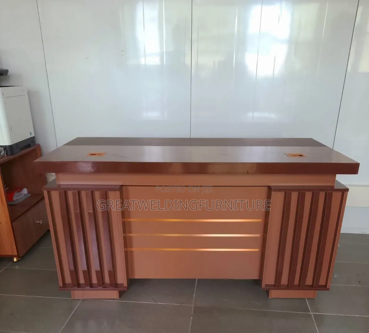 1.4M Modern Sovereign Advanced Executive Office Desk J5f