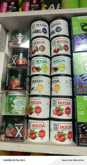 Ikeda Liquid Air Freshener Strawberry,cherry,peach,lavender,pinneappe