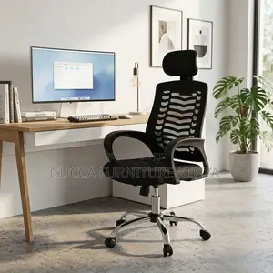 Mesh Computer Seat With Head-Support